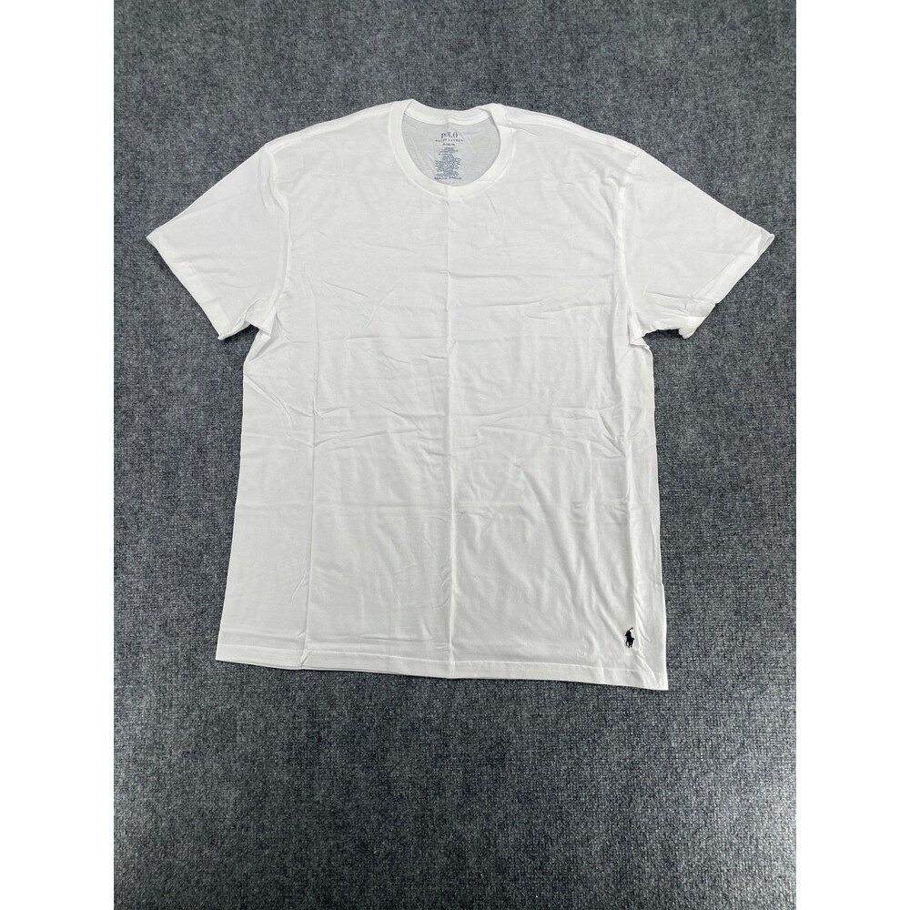 Polo Ralph Lauren Men’s XL White Classic Fit Cotton Crewneck T-Shirt NWOT